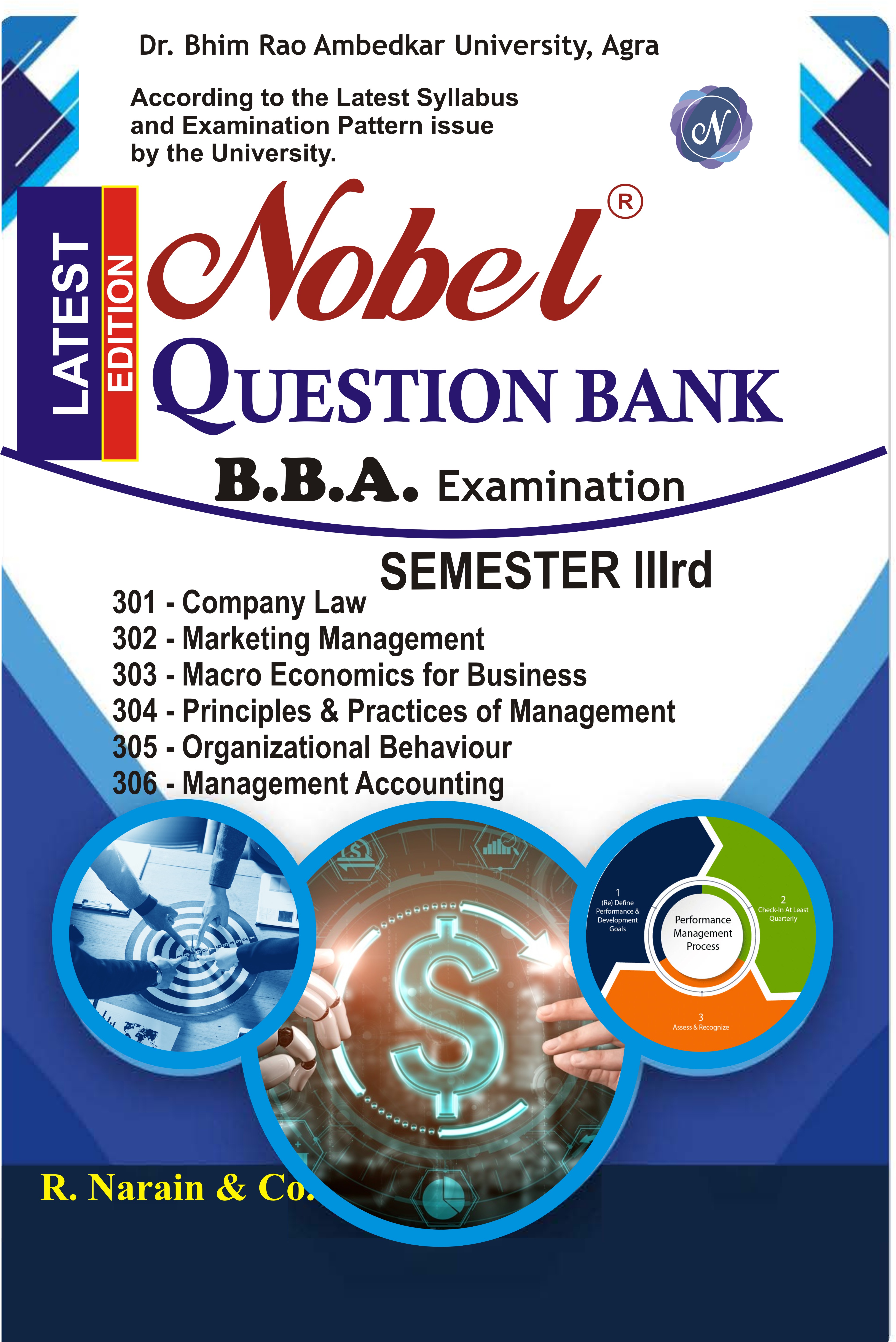 BBA - IIIrd Sem. Nobel Q/B [Agra University]